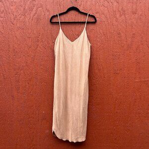 Ozma Raw Silk Slip Dress